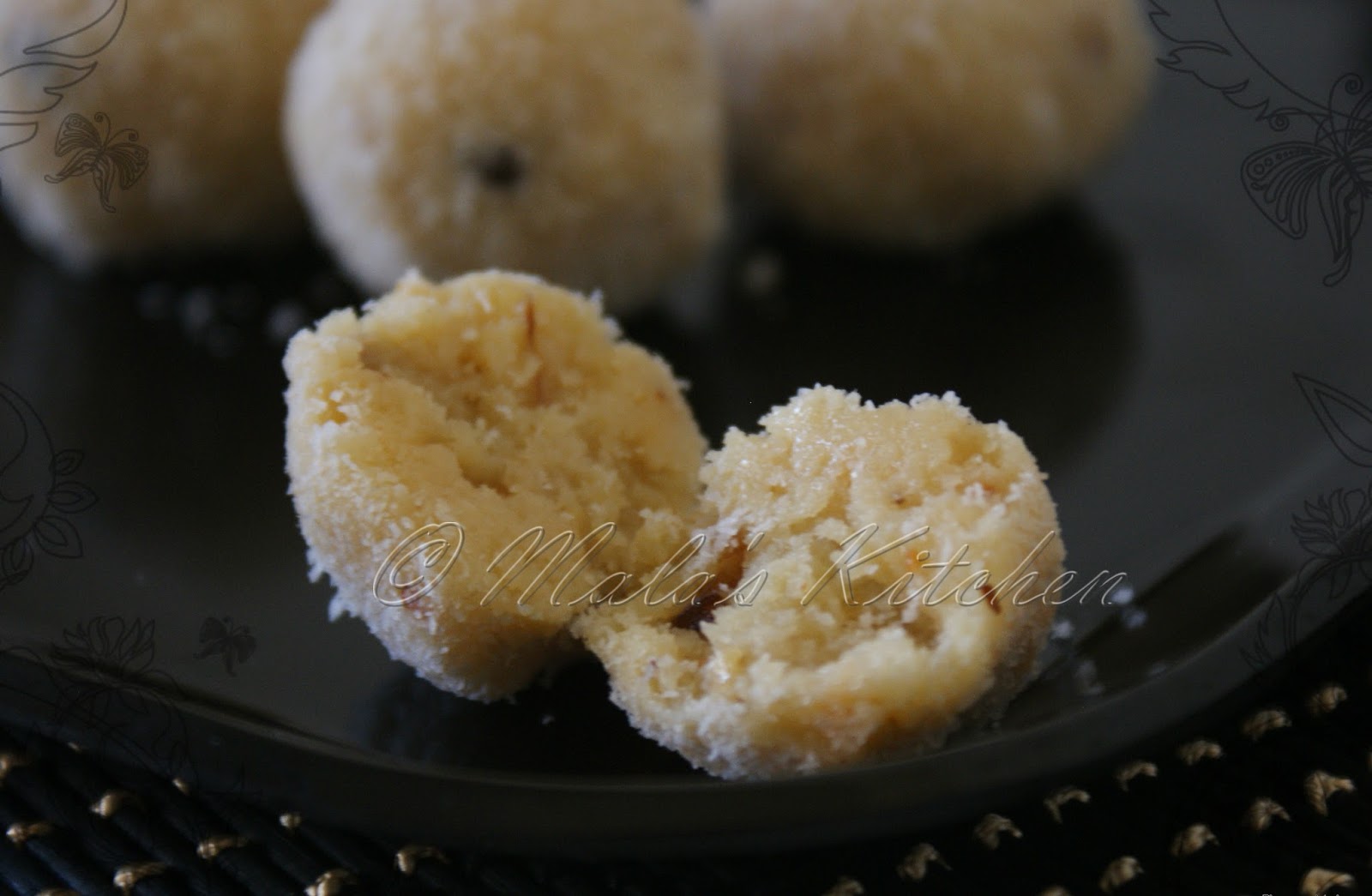 Coconut Ladoo MalasKitchen