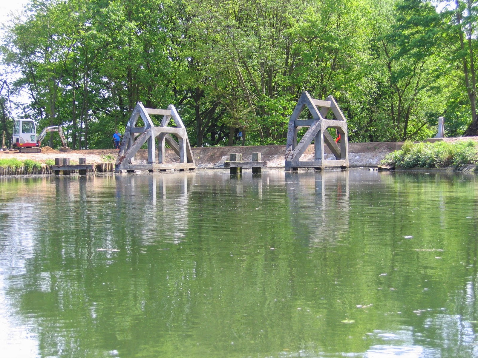 Kajaktochten in België DilsenStokkem... Voor en na