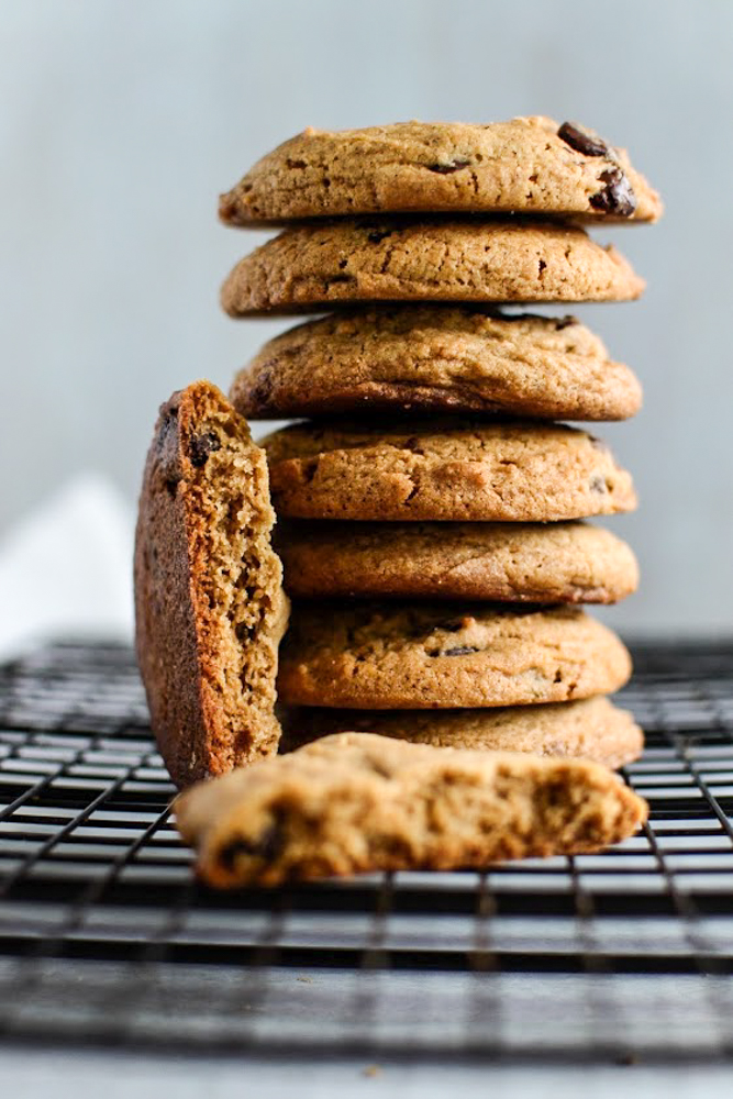 Pumpkin Spiced Chocolate Chip Cookies Forks N Knives