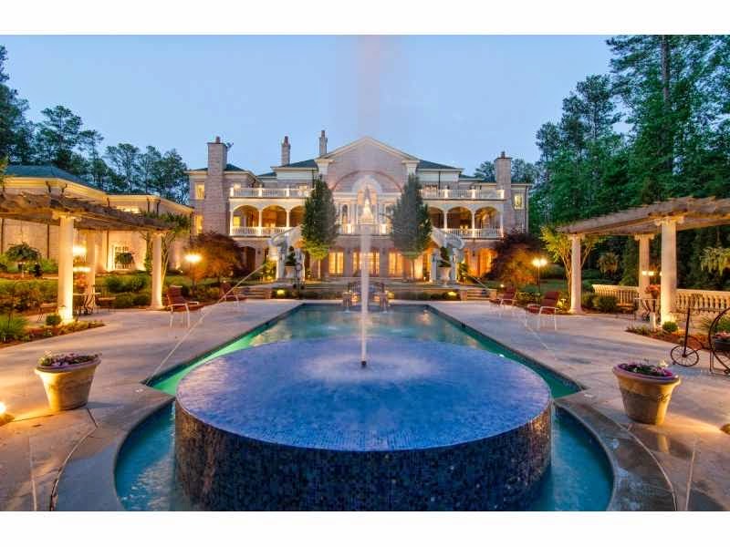 Eileen's Home Design Newly Listed Large Mansion For Sale in Roswell, GA