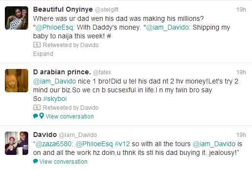 SEE Davido’s Response to fan who called him daddy’s boy 3