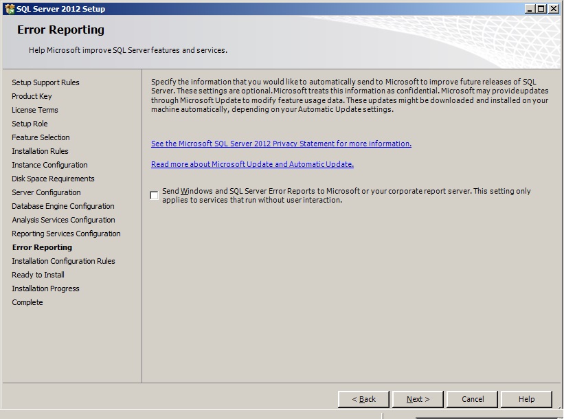 SQL Server - Rain or Shine : SQL SERVER 2012 Installation