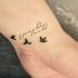 Cute Hand Tattoo