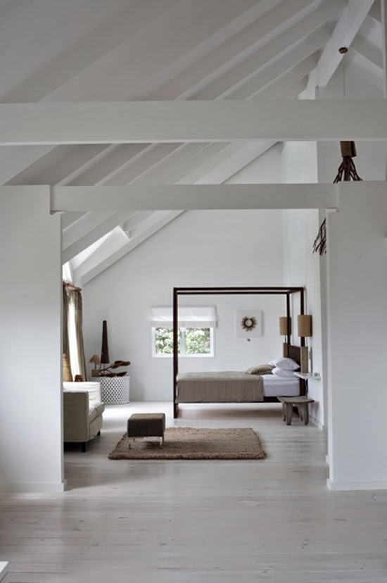Safari Fusion blog | Four-poster beds | Stylish Afri-Scandi simplicity in a Somerset West (Cape Town) home, South Africa