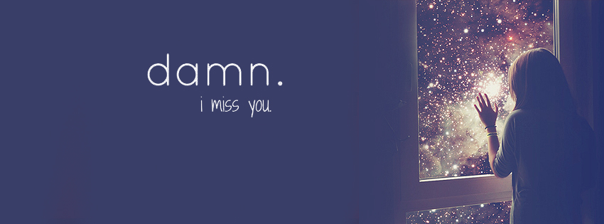 Ảnh bìa I Miss You, ảnh bìa facebook I Miss You cực đẹp