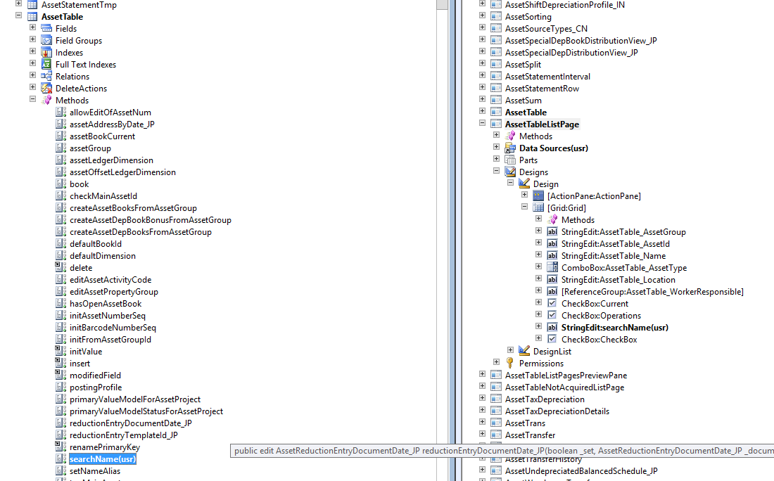 Write a simple Display method in X++ to show the Employee name in the