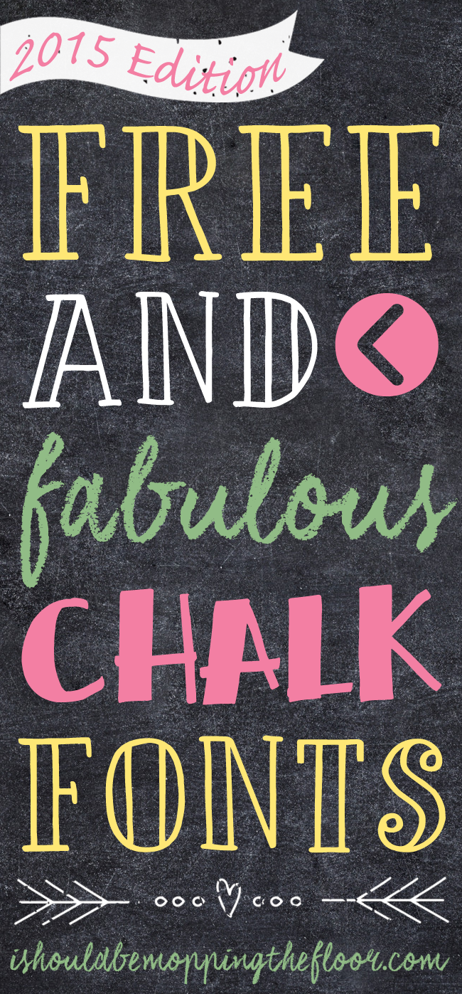 Free and Fabulous Chalk Fonts Part Two