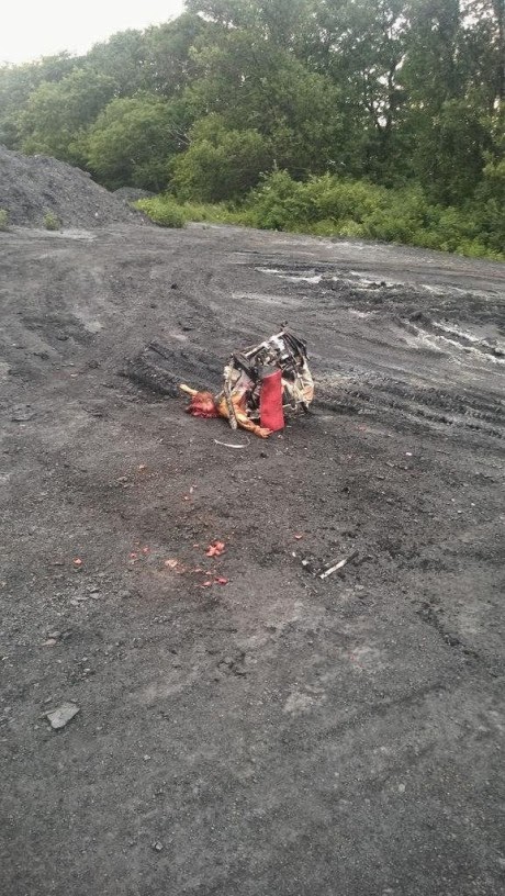 Foto Mayat Penumpang dan Bangkai Pesawat MH17 Yang Hancur 