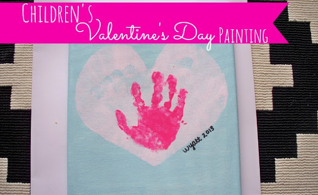 Toddler Valentines Painting