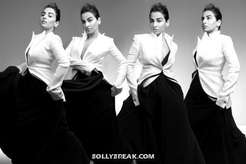 Vidya Balan poses - (5) -  Vidya Balan Harper’s Bazaar March 2012 