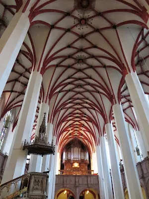Points of interest in Leipzig in one day: Thomas Church (Thomaskirche)