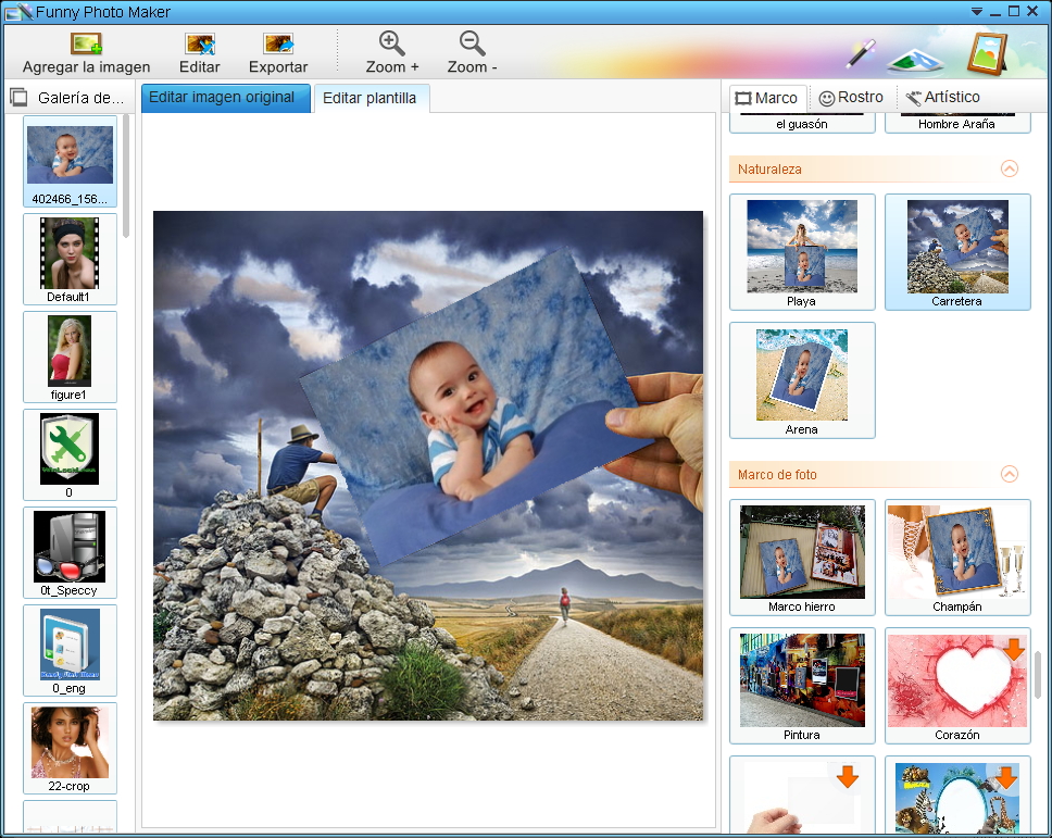 Funny Photo Maker 2.4.2 [Crea bonitos y divertidos fotomontajes con
