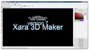 xara 3d maker 7 xara 3d maker 7