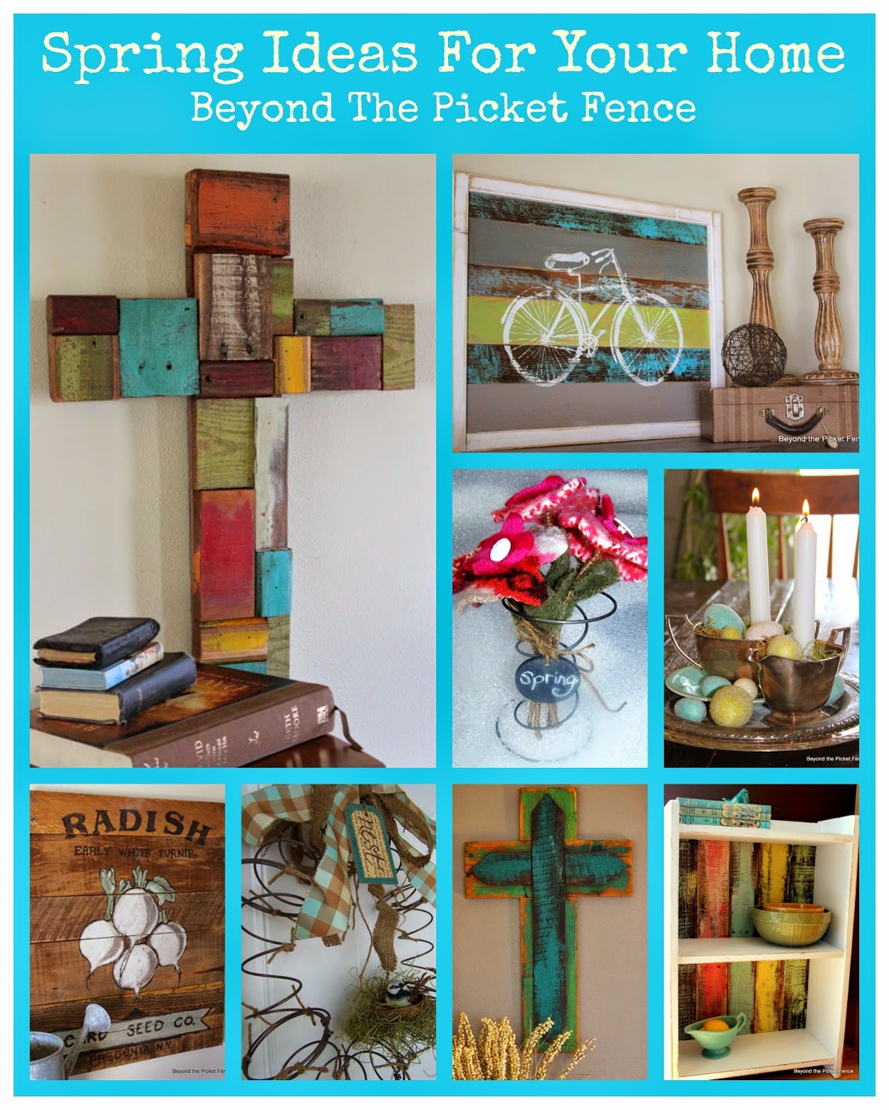 spring ideas, reclaimed wood, home decor, spring is in the air, paint, Beyond The Picket Fence, http://bec4-beyondthepicketfence.blogspot.com/2015/02/spring-ideas-are-you-ready.html