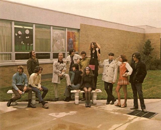 Vintage Photos High School in 1970s