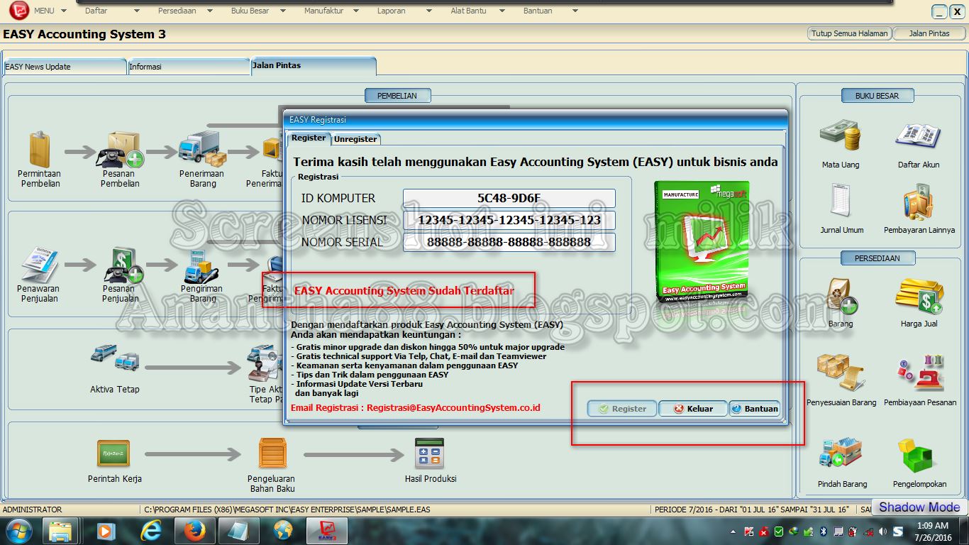 Common accounting system for pacs software solutions