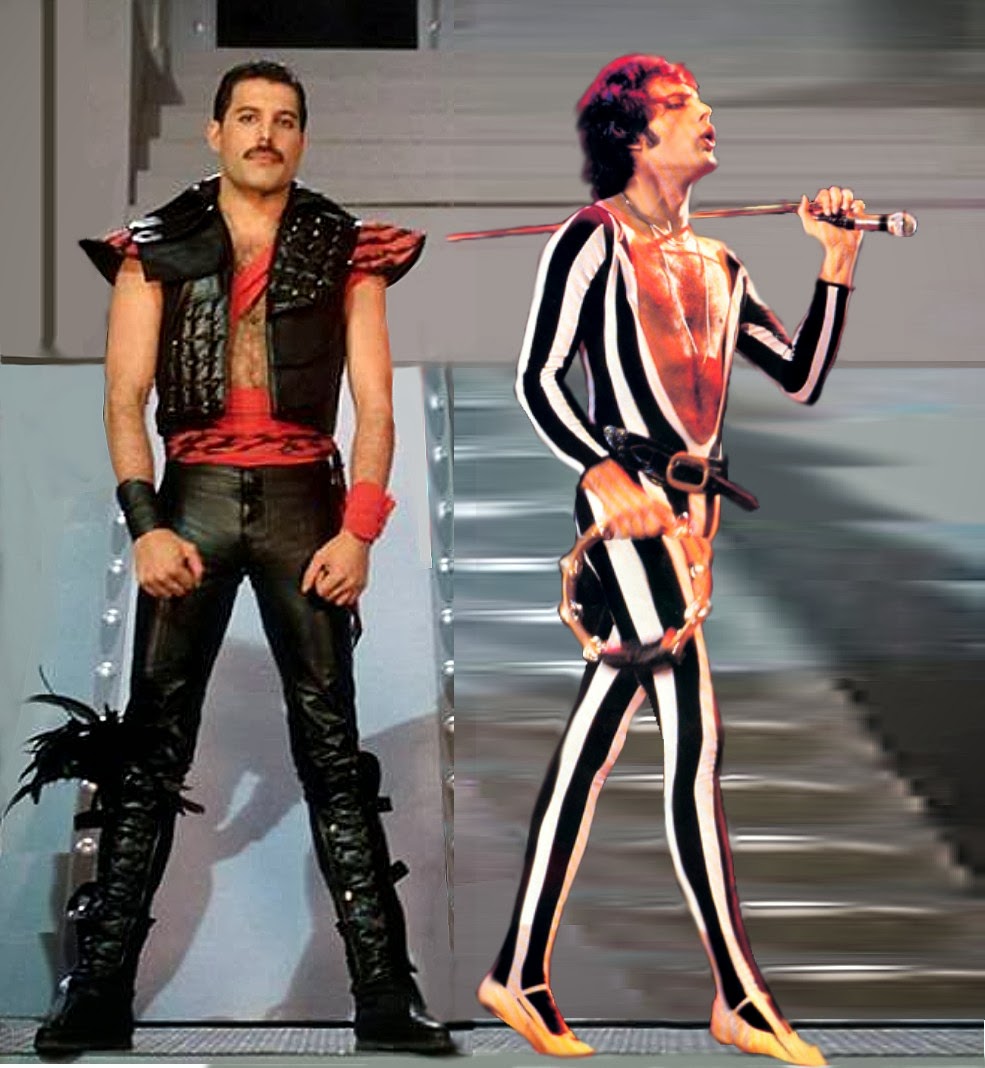 Two Freddies - When 70's Freddie Mercury meets 80's Freddie and vice versa
