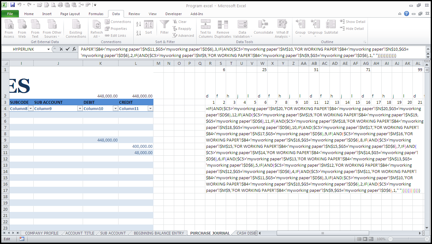 BOOKKEEPING KIT-MS EXCEL