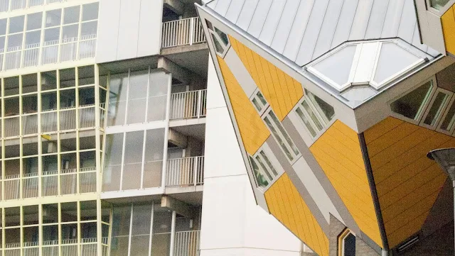 Top places to visit in the Netherlands: Cube house in Rotterdam