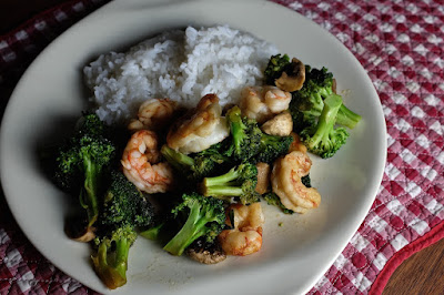 Broccoli & Shrimp: photo by Cliff Hutson