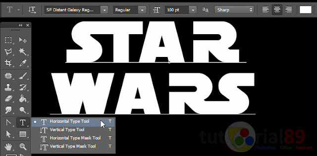  Cara  membuat tulisan star wars dengan photoshop  Tutorial89