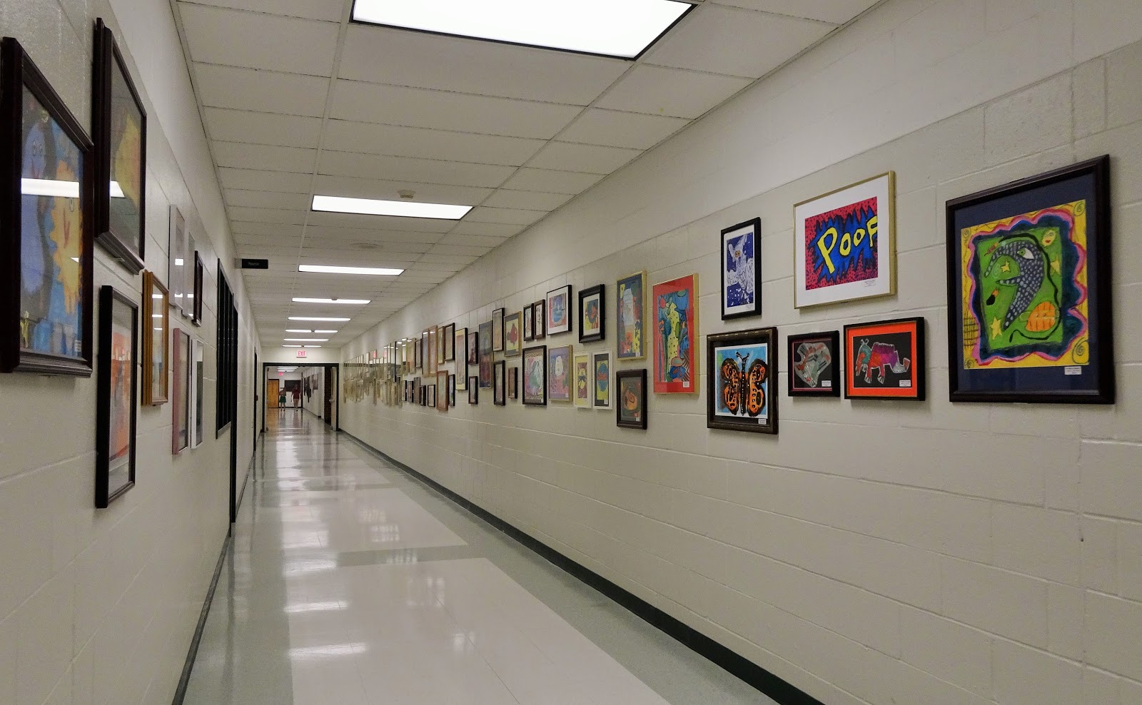 There's a Dragon in my Art Room Jazz up a hallway with a permanent