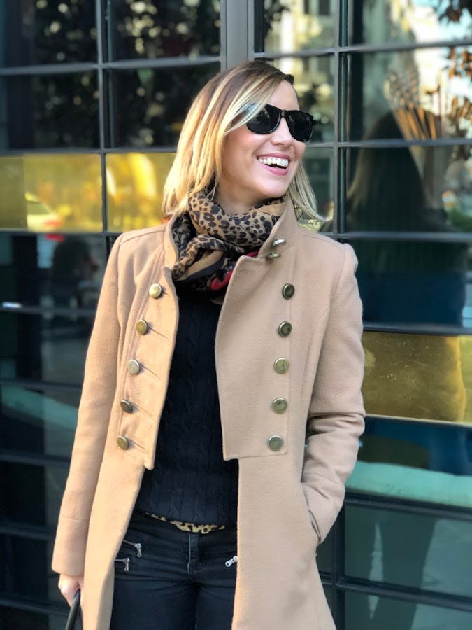 Fitness And Chicness-Black Camel and Animal Print Look-4