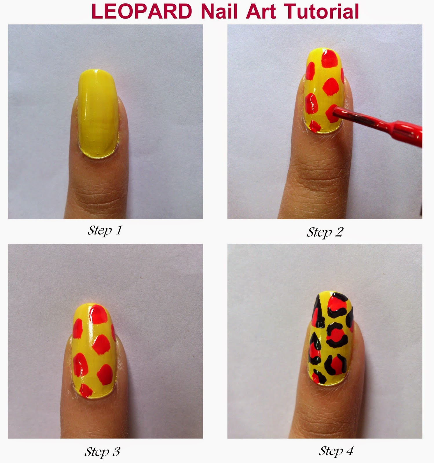 Leopard Nail Art Water Decals Transfers - Etsy