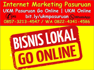 0822-4341-4586 (WA) UKM Pandaan dan UKM pasuruan Mengenal Dunia Online (go Online)