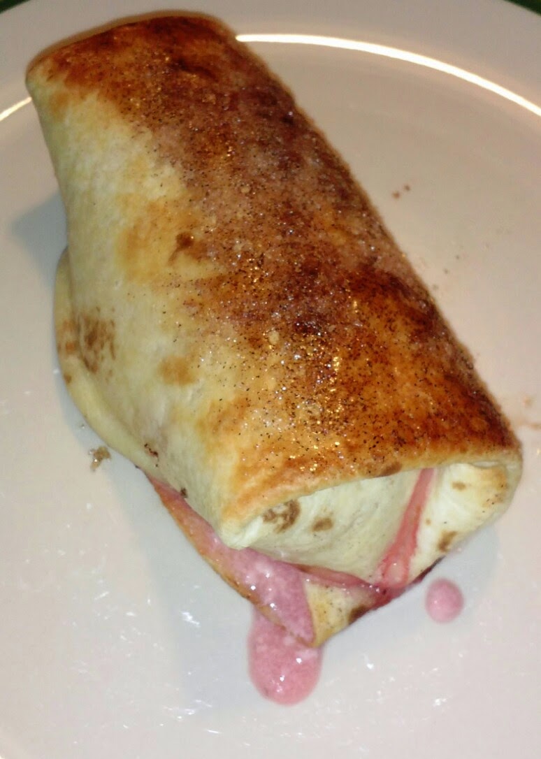 Strawberry Cheesecake Chimichangas