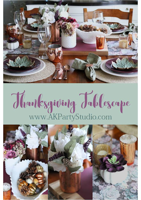 Fall Tablescape Inspiration - AK Party Studio