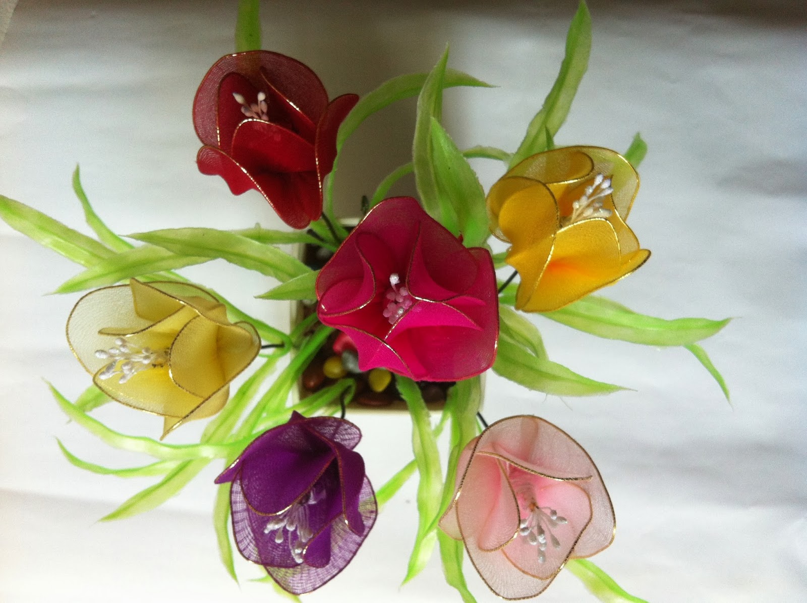 Handmade Stocking Flowers Singapore Handmade Art and Craft Flowers