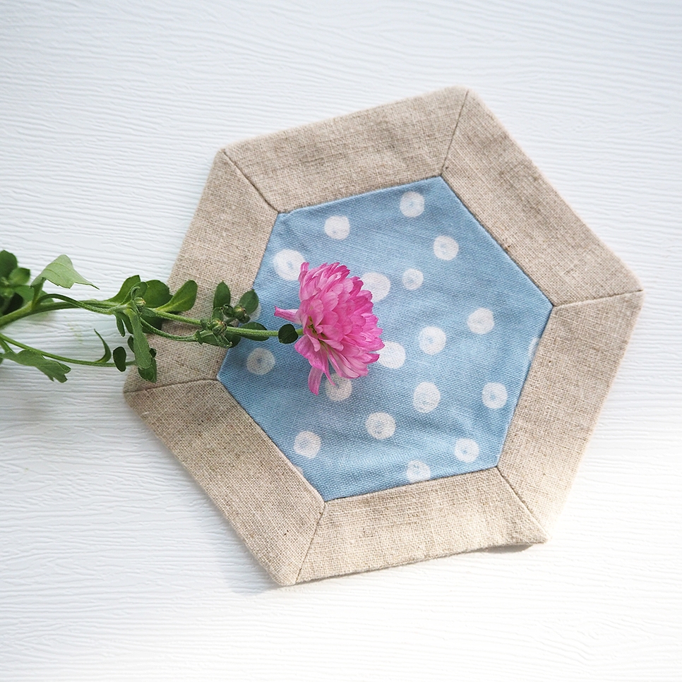 Hexagon Patchwork Tea Coasters Patterns. Quick Gifts to Stitch!