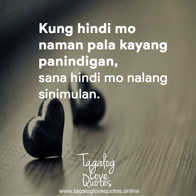 Kung hindi mo naman pala 