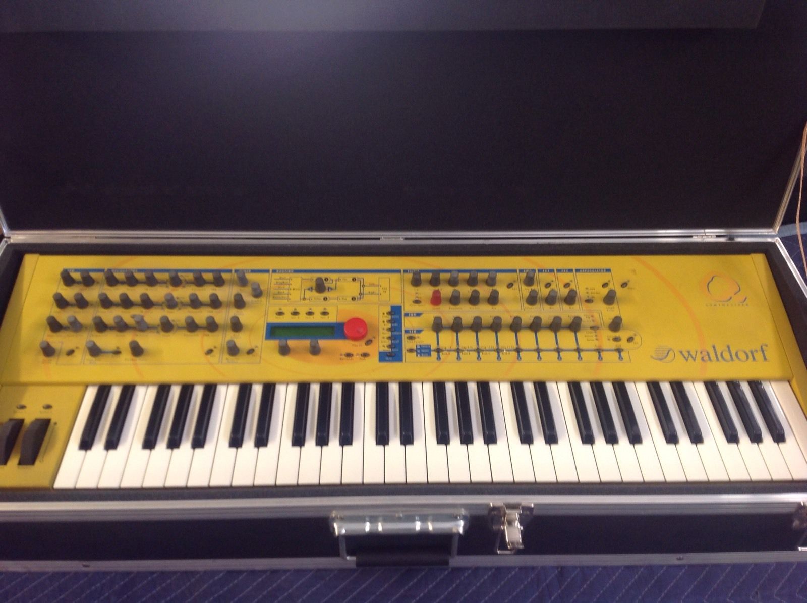 MATRIXSYNTH Yellow Waldorf Q Keyboard Synthesizer