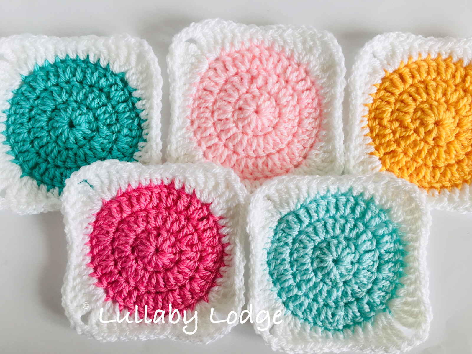 Lullaby Lodge How to turn your circles into granny squares Crochet