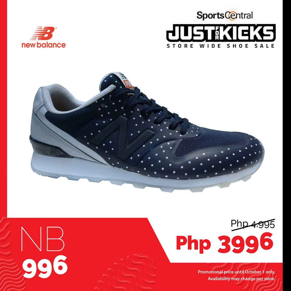 Manila Shopper: Sports Central Just for Kicks Shoe SALE: Sept-Oct 2017