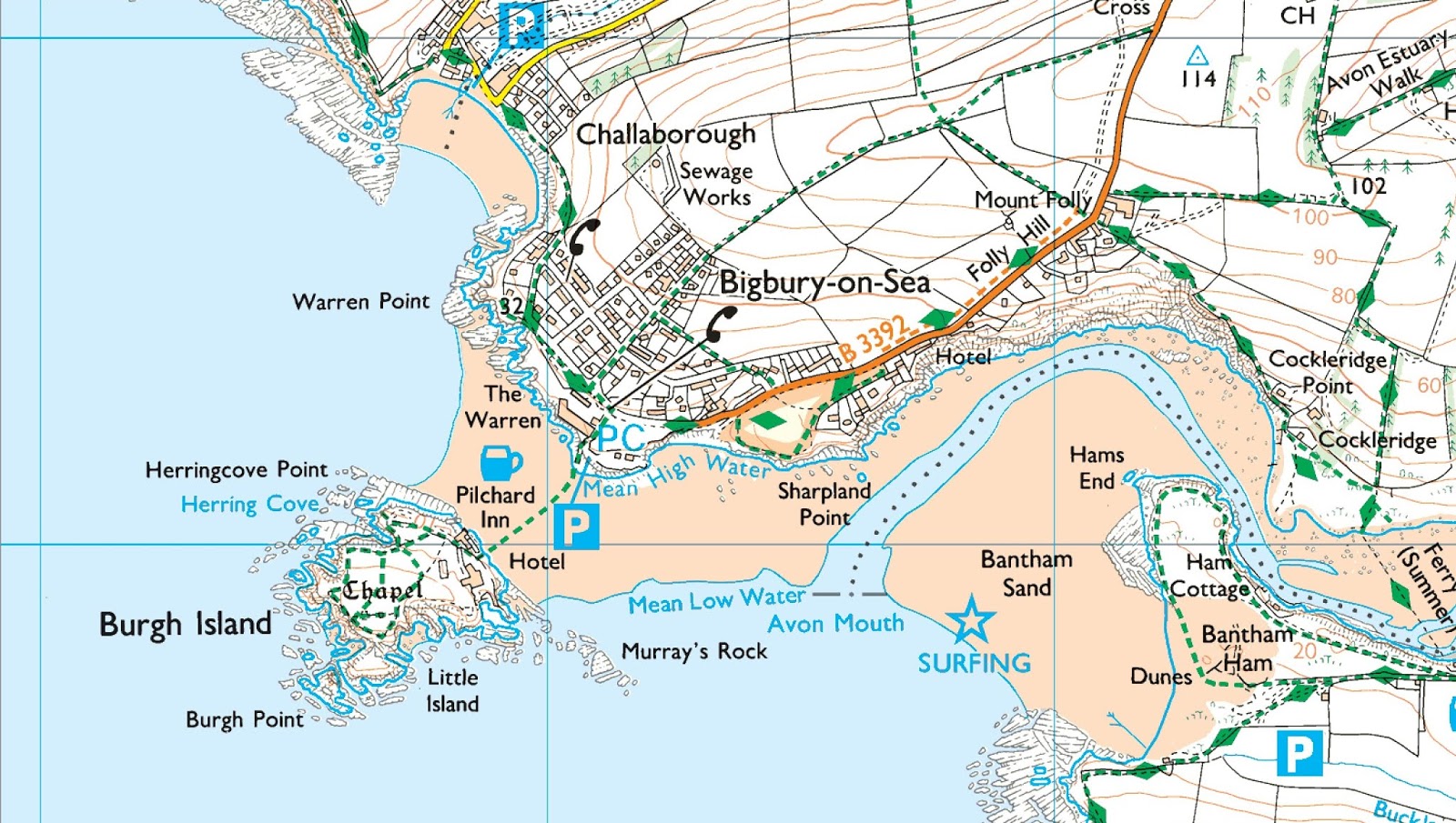 Burgh Island Devon Map Lucy Melford: Burgh Island