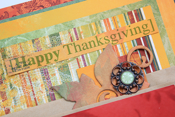 Made With Love Thanksgiving Layout by Juliana Michaels - detail