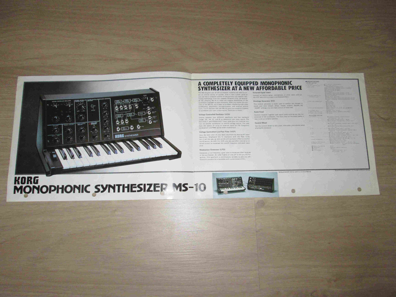 MATRIXSYNTH "The Second Generation of SYNTHESIZERS" Catalog Brochure