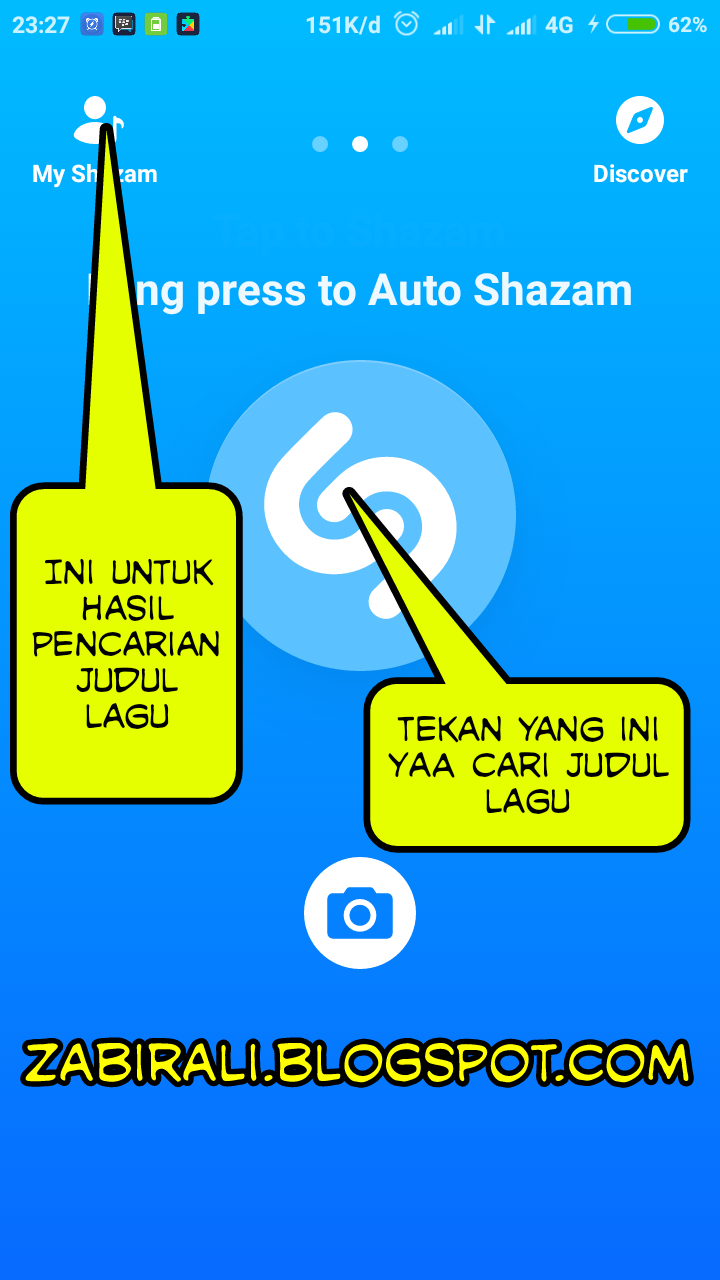 Aplikasi Android Pencari Judul Lagu Menggunakan Shazam Zabir Everything
