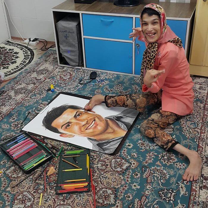 Artists Defy Their Disabilities And Create Amazing Works Of Art