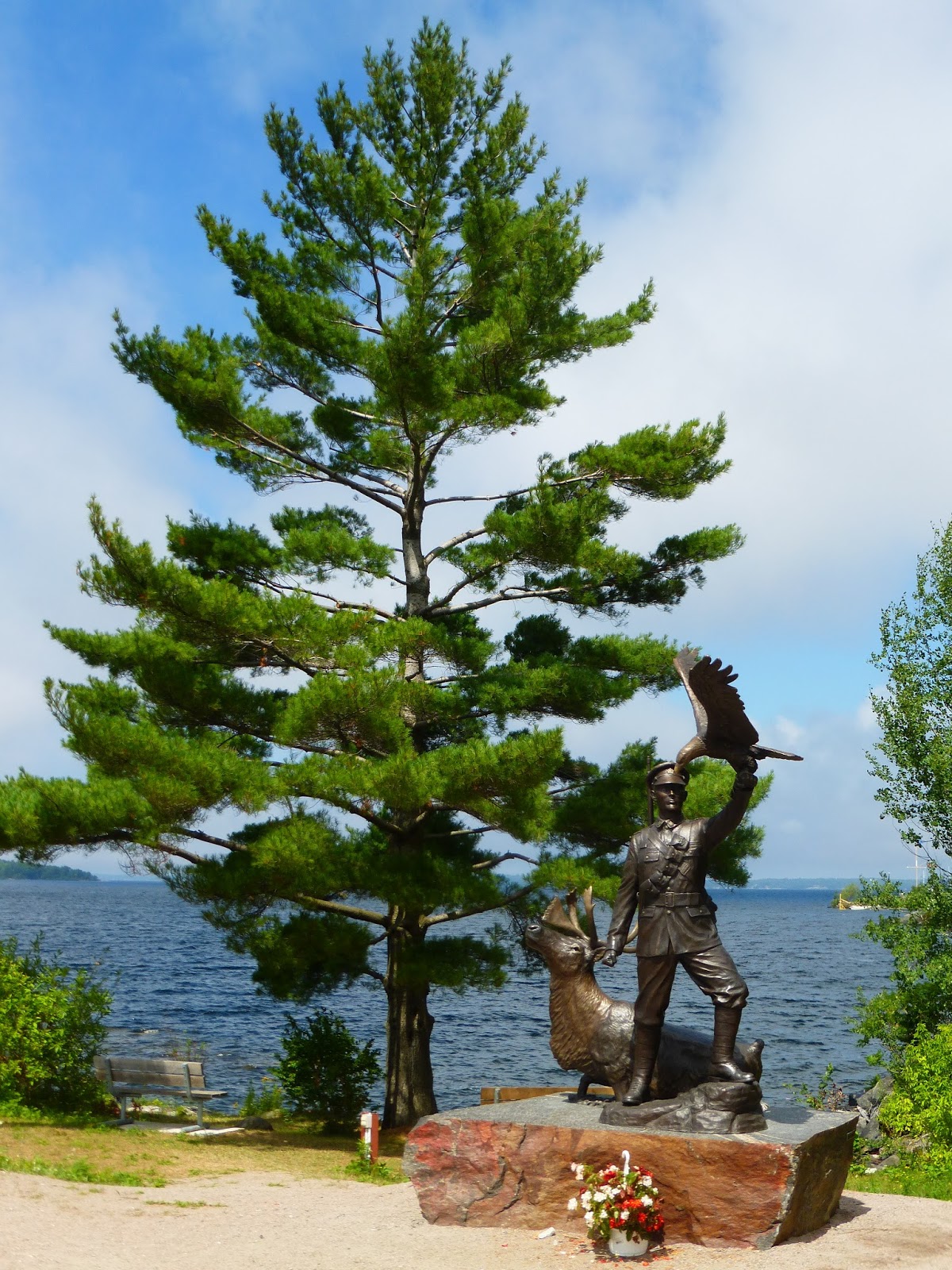 Ontario War Memorials Parry Sound Chief Francis Pegahmagabow