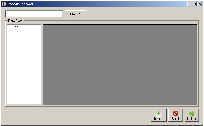 Format import. Format import