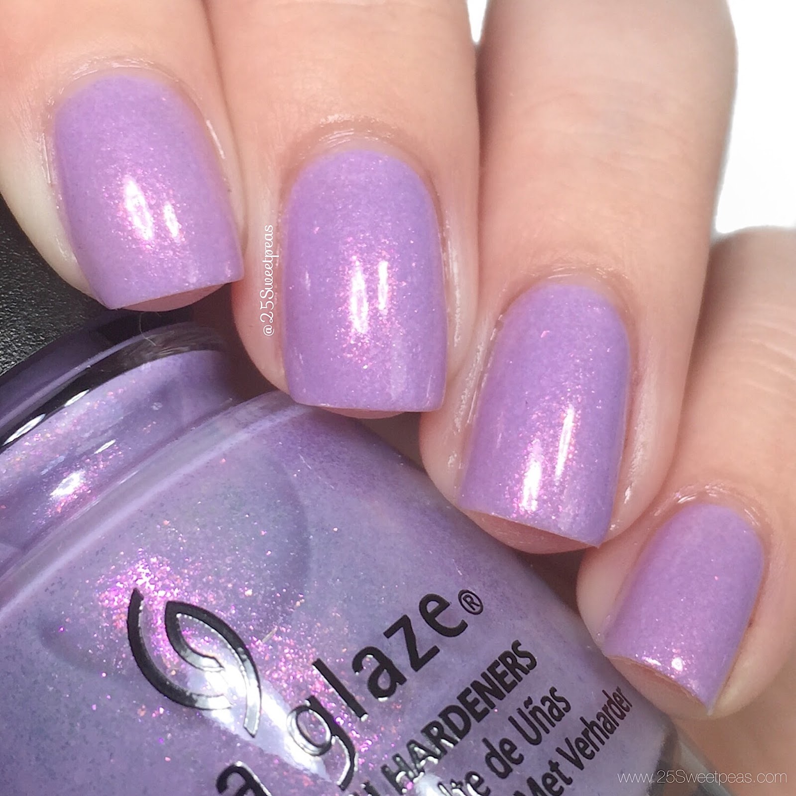 China Glaze Chic Physique Swatches — 25 Sweetpeas