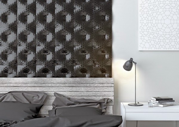 3D concrete wall tiles Design