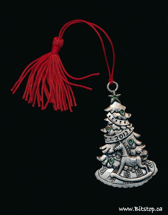 2022 Avon Pewter Christmas Ornament Bitstop Pewter Ornaments