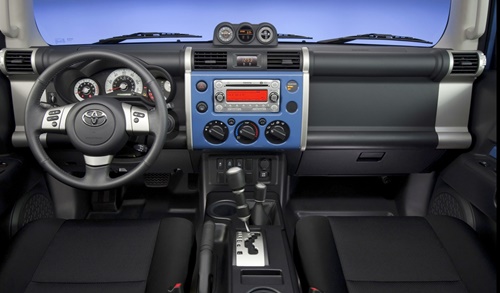 Toyota FJ Cruiser 2015 Blue Custom Interior Design
