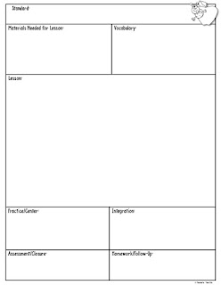 FREE Lesson Plan Template