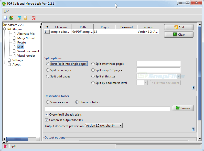 pdfsam split and merge free download